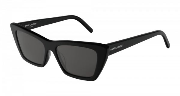 Saint Laurent SL 276 MICA Sunglasses | Black 001 / GREY Lens 53-16-145 | EZ Contacts