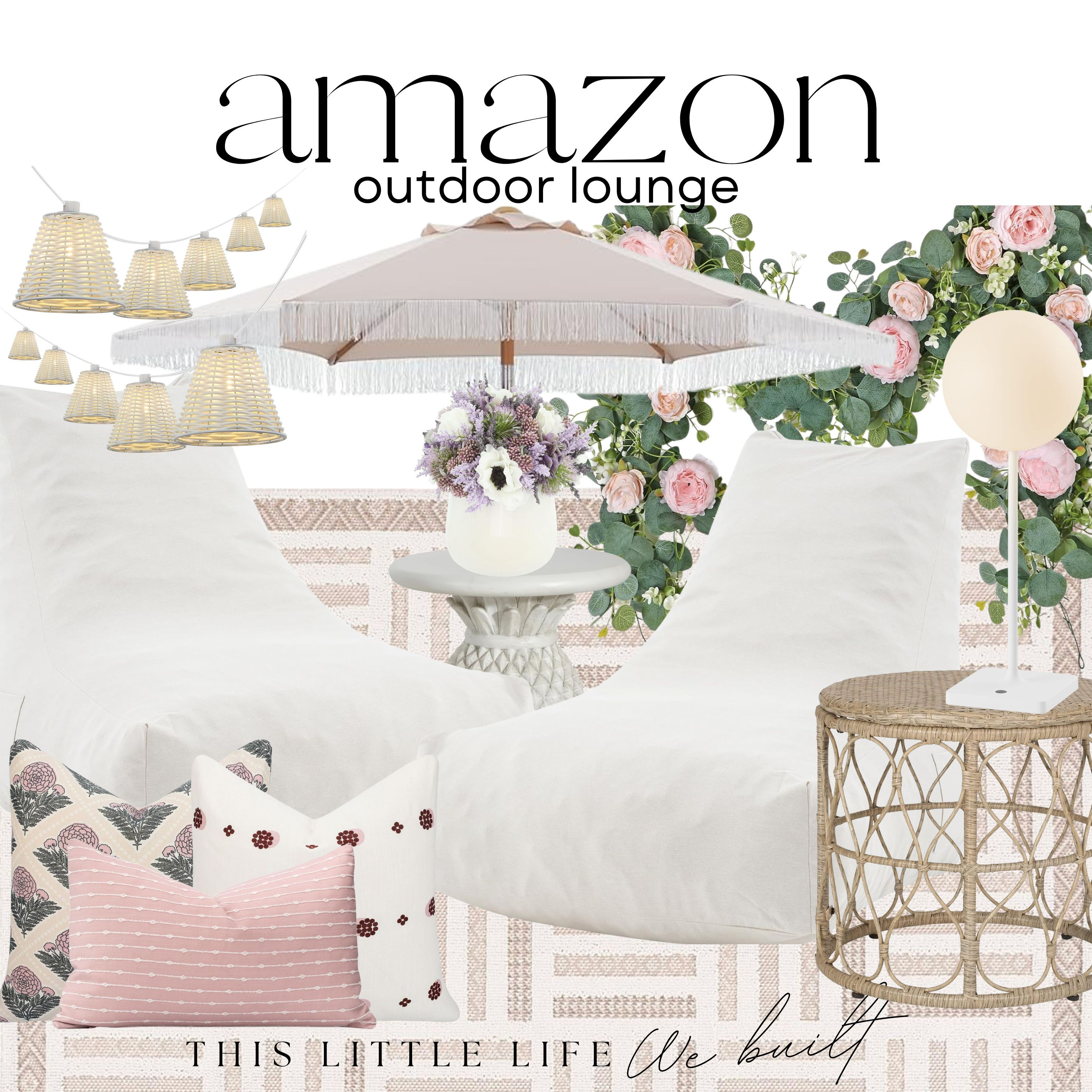 Spring Outdoor Furniture and Decor from Amazon!
Amazon Home / Amazon Spring / Neutral Outdoor Sectionals / Linen or Canvas Cushions / Teak Outdoor Furniture / Light Wood Dining Sets / Wicker Lounge Chairs / Rope Accent Chairs / Stone or Concrete Side Tables / Neutral Outdoor Rugs / Weather-Resistant Throw Pillows / Ceramic Outdoor Planters / Faux Greenery in Neutral Pots / Outdoor Coffee Tables / Minimalist Fire Pits / Lanterns with LED Candles / Solar Pathway Lights / Neutral Patio Umbrellas / Outdoor Poufs / Bench Seating / Outdoor Bar Carts / Sculptural Garden Stools / Neutral Bistro Sets / Wooden Planter Boxes / Outdoor Floor Cushions / Soft Outdoor Throws / Modern Organic Outdoor Accents 

 #LTKSeasonal #LTKHome