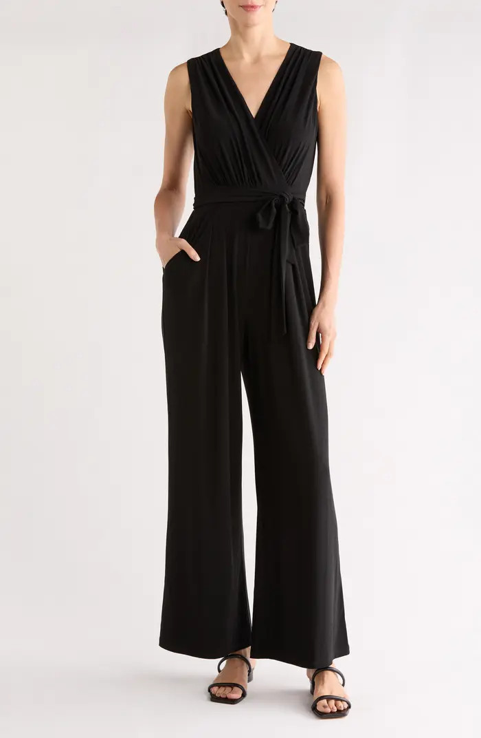 Faux Wrap Wide Leg Jumpsuit | Nordstrom Rack