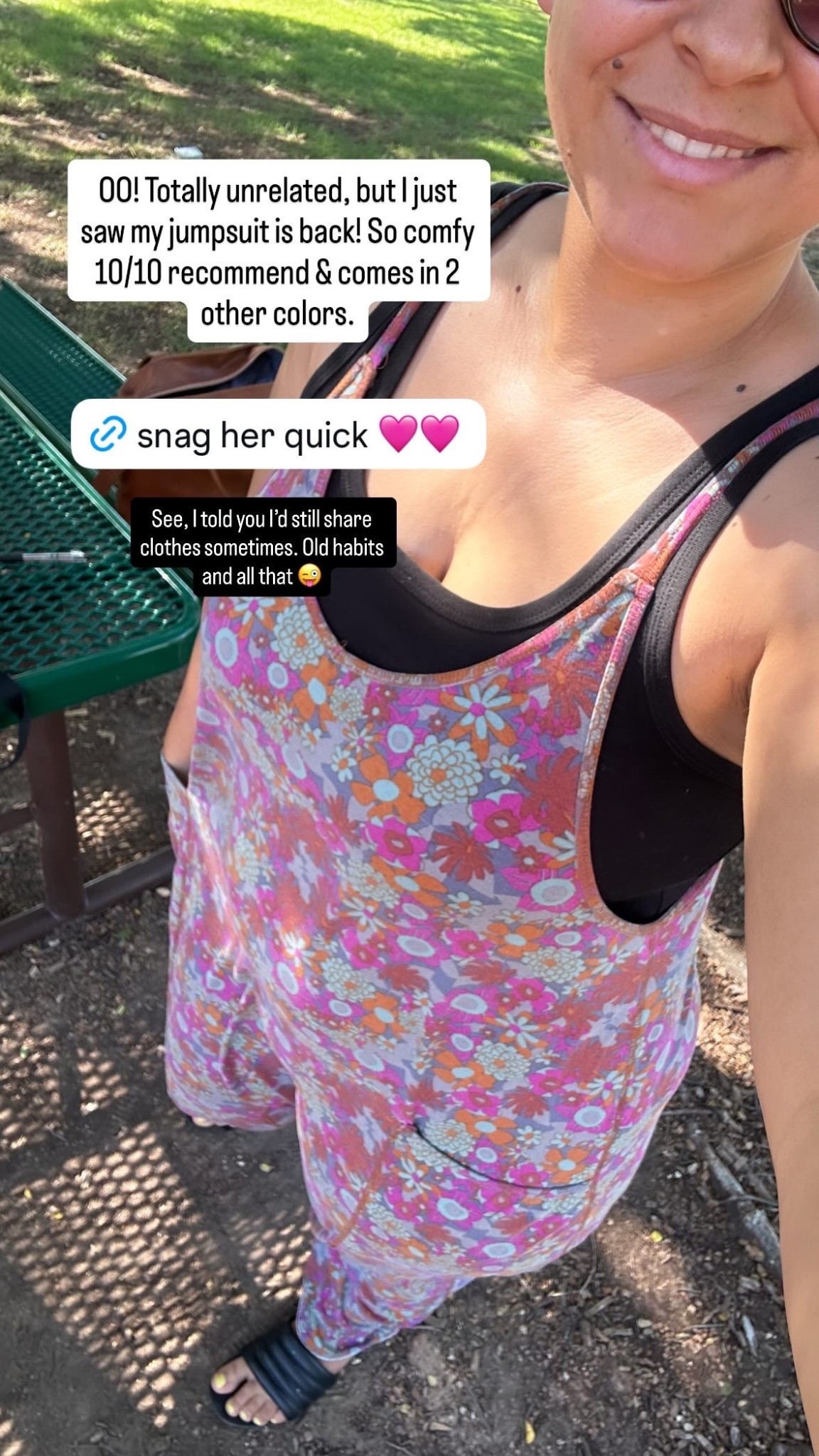 Love this jumpsuit from Natural Life. It was a best seller last year and I’m so glad they brought it back! Snag her quick though; she sells out fast!

#LTKSeasonal #LTKFindsUnder100 #LTKMidsize