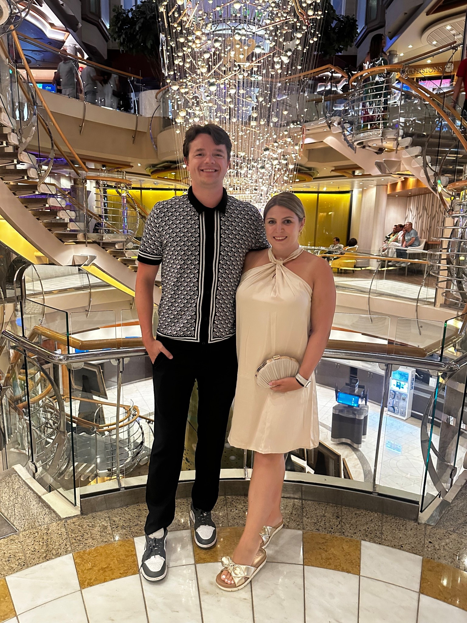Shining bright in gold under the sea on the cruise! 
#travel #dresses 

#LTKSeasonal #LTKSaleAlert #LTKMidsize