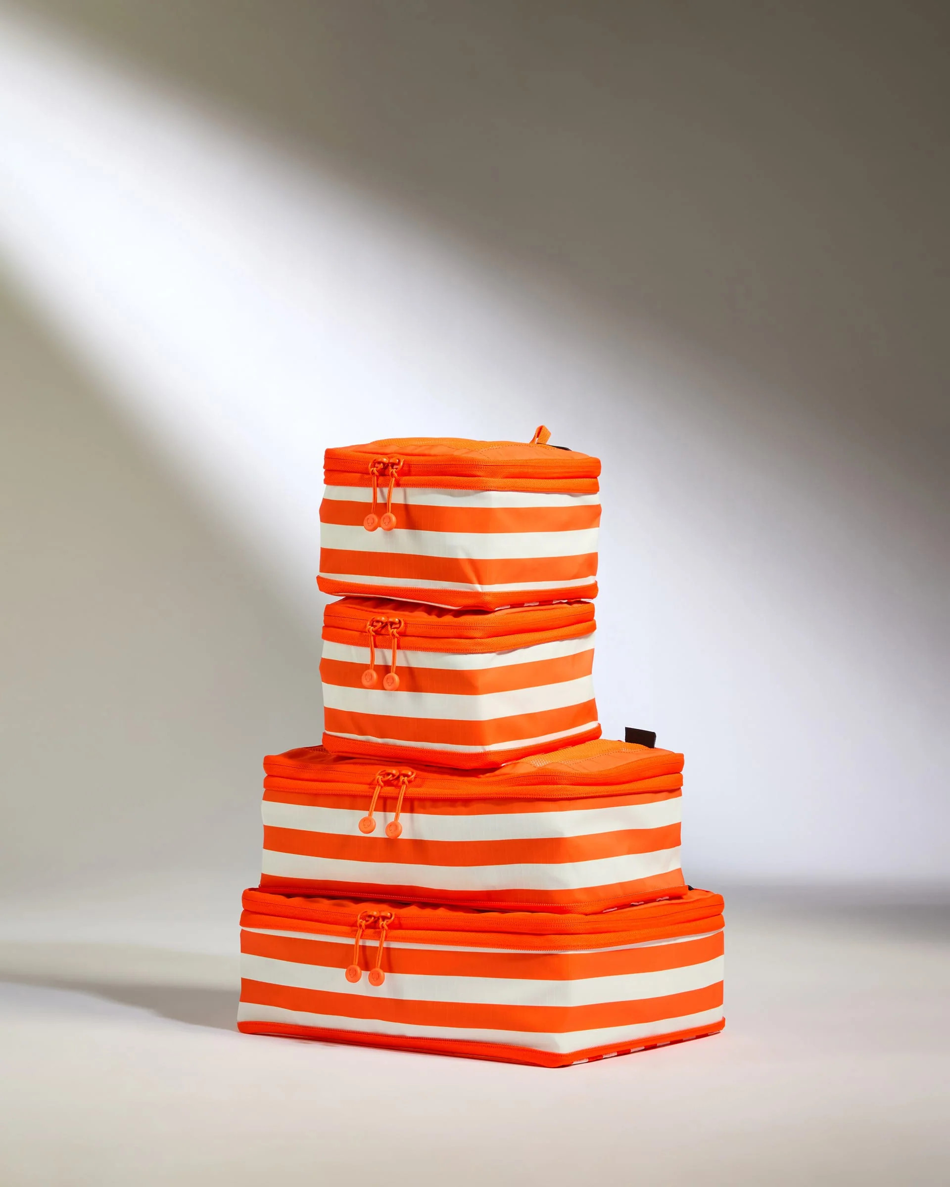 Stripe Packing Cubes in Coral - Set of 4 - Summer Capsule | Antler USA