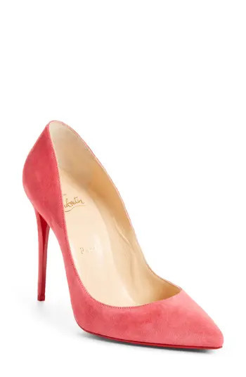 Women's Christian Louboutin Pigalle Follies Pointy Toe Pump, Size 6US / 36EU - Pink | Nordstrom
