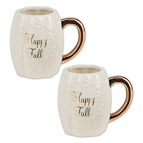 DII Ceramic Gift Mug Collection Hand Painted Funny Shaped Tea/Coffee Cup Set, 14 Ounce, Happy Fal... | Amazon (US)