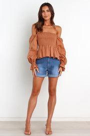 Elise Top - Tan | Petal & Pup (AU)