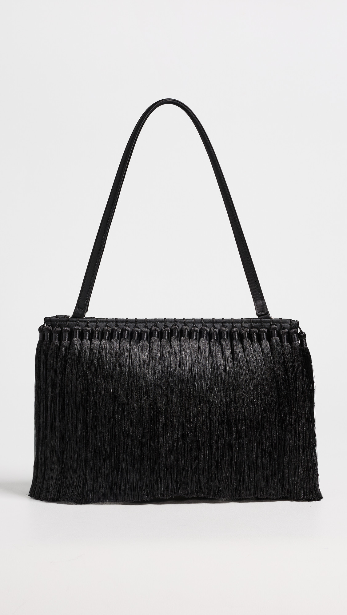 Tassel Boxy Clutch - Black | Shopbop