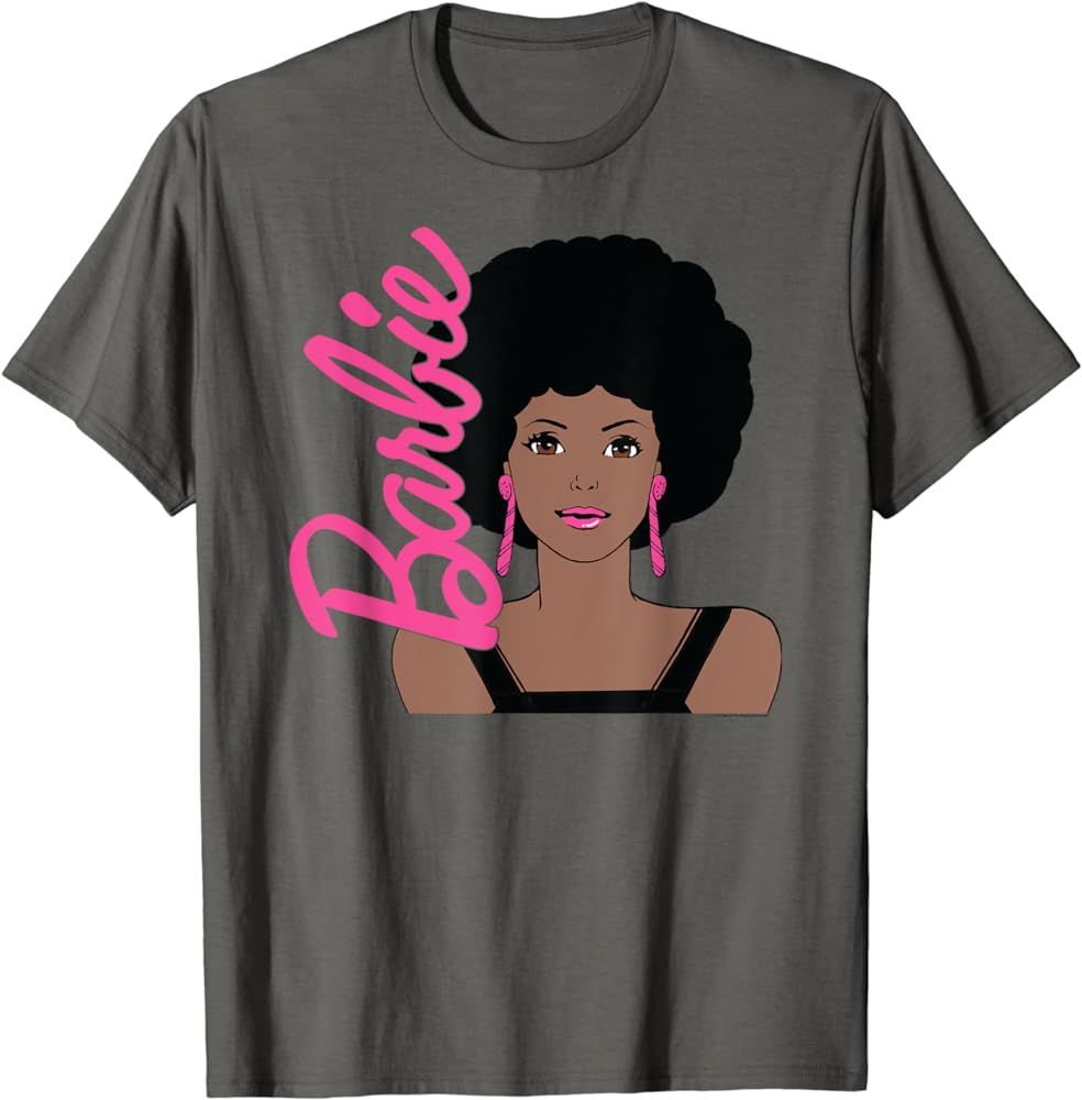 Barbie: Afro Barbie Portrait T-Shirt | Amazon (US)