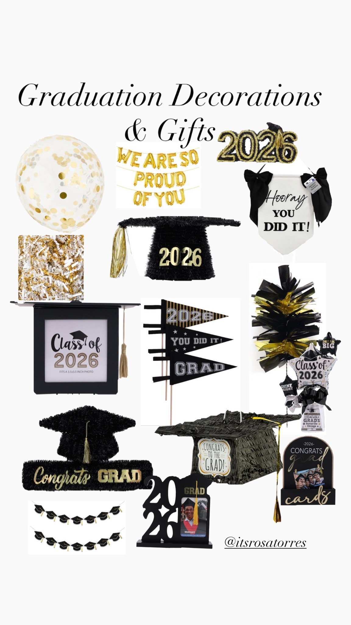 Graduation is around the corner, here are some decoration for your hard, smart, student that did amazing! A little celebration on YAY you did it!!! 

#graduation #grad #student #congrats #school #studies #classof2026 #graduationdecoration #grad2026 #youdidit #wearesoproudofyou 

#LTKdayinmylife #LTKSeasonal #LTKKids