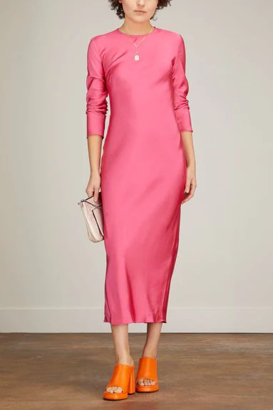 Alina Dress in Fandango Pink | Hampden Clothing