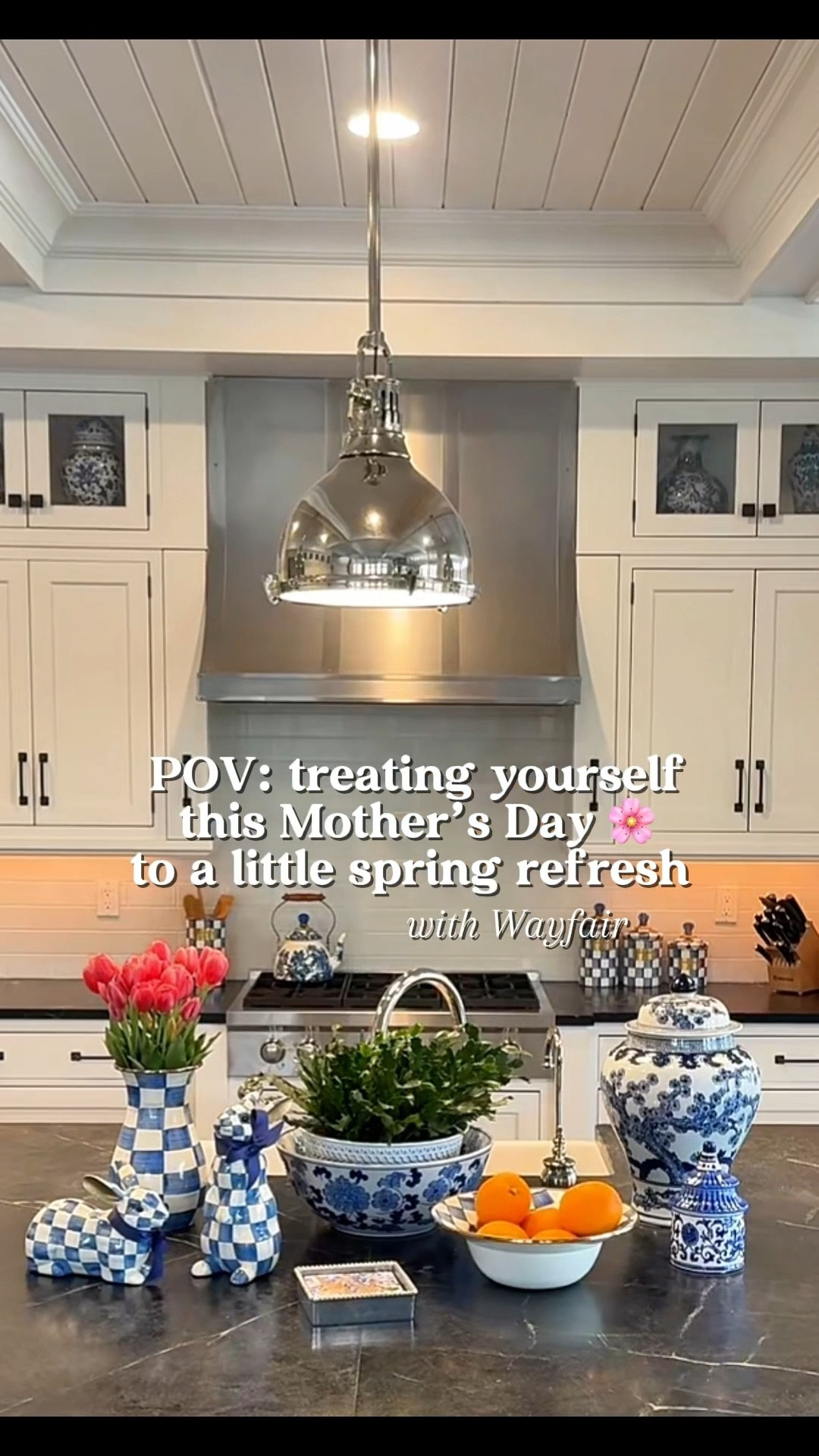 #ad Nothing like a simple kitchen refresh to make the whole house feel lighter 💙🌷

Fresh flowers, classic blue & white, and a few easy swaps that instantly pull everything together and make the space feel fresh without a full redo.

And if you’re starting to think about Mother’s Day… these are the kinds of pieces she’ll actually use and love every single day 🤍

#wayfair #WayfairPartner @Wayfair #motherday

#LTKHome #LTKMothersDay
