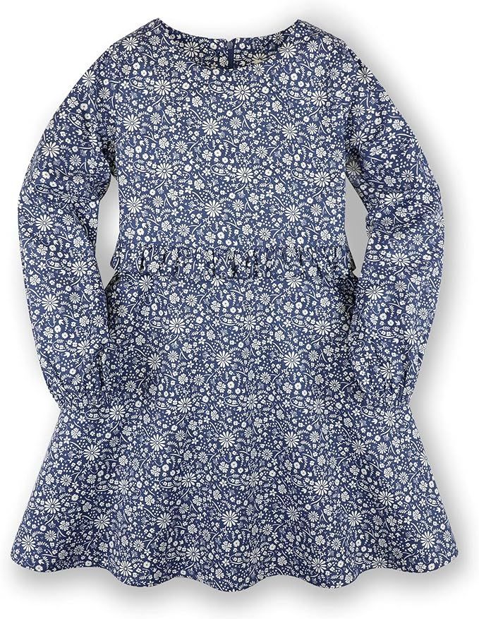 Hope & Henry Girls' Long Sleeve Ruffle Waist Dress | Amazon (US)