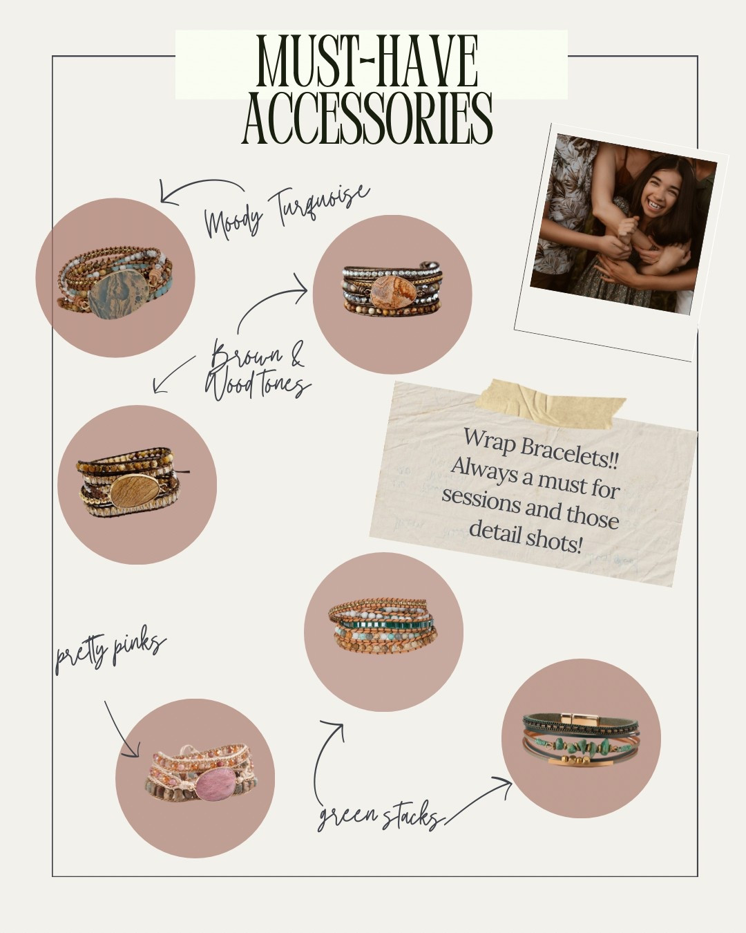 Affordable wrap bracelets for sessions 🤍

#LTKStyleTip