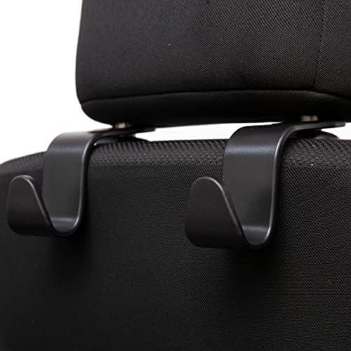 Car Seat Headrest Hook 4 Pack Hanger Storage Organizer Universal for Handbag Purse Coat fit Unive... | Amazon (US)