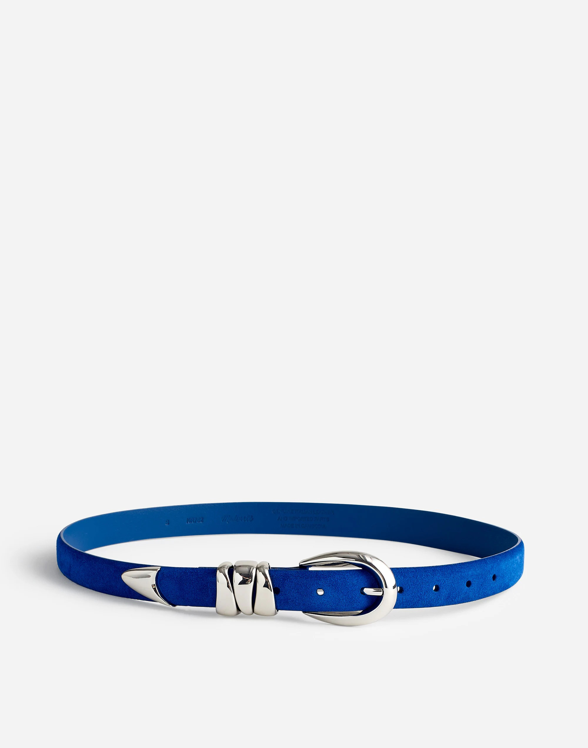 Triple Metal Keeper Belt | Madewell
