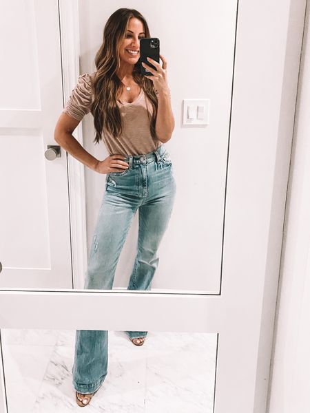 These jeans y’all, these JEANS!!!!

High waist, slim flare, soft, comfortable!  A must have for your pre fall wardrobe! 

#LTKunder100 #LTKunder50 #LTKSeasonal