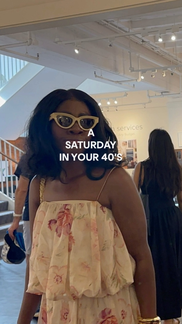 Saturday in your 40s… just a little different this time.

No voiceover, just vibes. Started the day with a 3-mile walk in my weighted vest and if you’re going through anything—put on Never Scared (remix) by Bone Crusher, Killer Mike & T.I. and push through anyway. Mind and body.

Later, we made our way to @stjamesdc -modern Caribbean vibes right off 14th St, and baby… it was a good time. Tried a sorrel margarita for the first time (10/10), and we enjoyed everything… red snapper, brisket platters, plantains, collard greens, coconut rice, mac & cheese pie—and a rum cake that didn’t even make it to camera 😌

Naturally, we ended up at @roomandboard because what is an outing in your 40s without looking at furniture?

Outfit is from last summer (she’s retired 🥲), but I’ll link similar. Let this be your reminder, before you buy something new, go “rediscover” your closet… there’s a whole wardrobe in there waiting for a second debut.🤌🏿

And these sunglasses? My new favorite. Everything is linked in my LTK.

All in all… a time was had. ✨ #genx #over40 #dmvfoodie #vlog #dcrestaurants

#LTKfoodie #LTKvlog #LTKdayinmylife