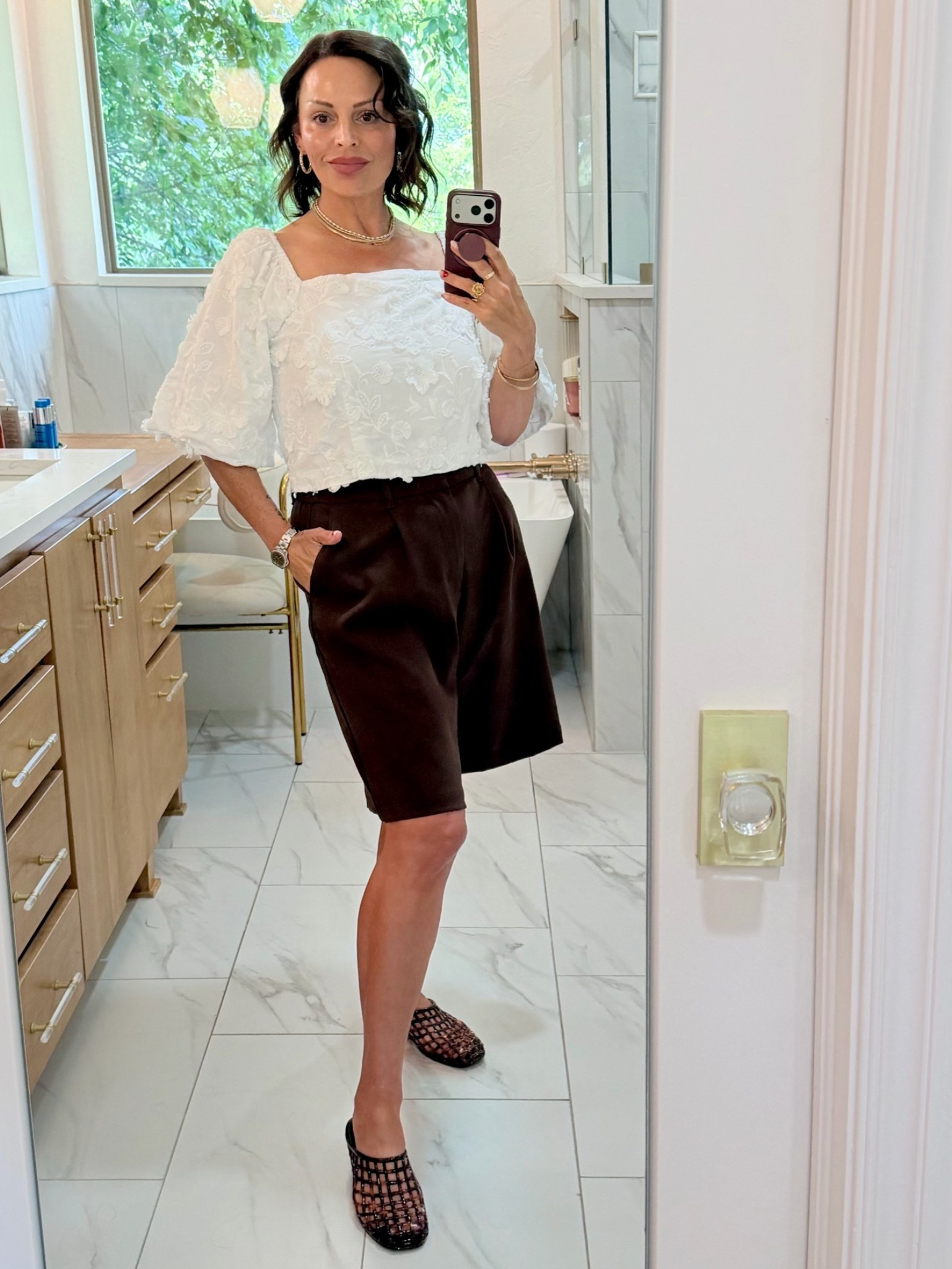 Jelly slides and shorts from Target. They are adorbs.

#LTKootd #LTKWorkwear #LTKTravel