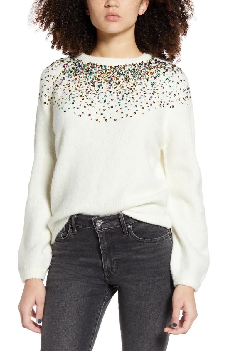 Sequin Sparkle Sweater | Nordstrom
