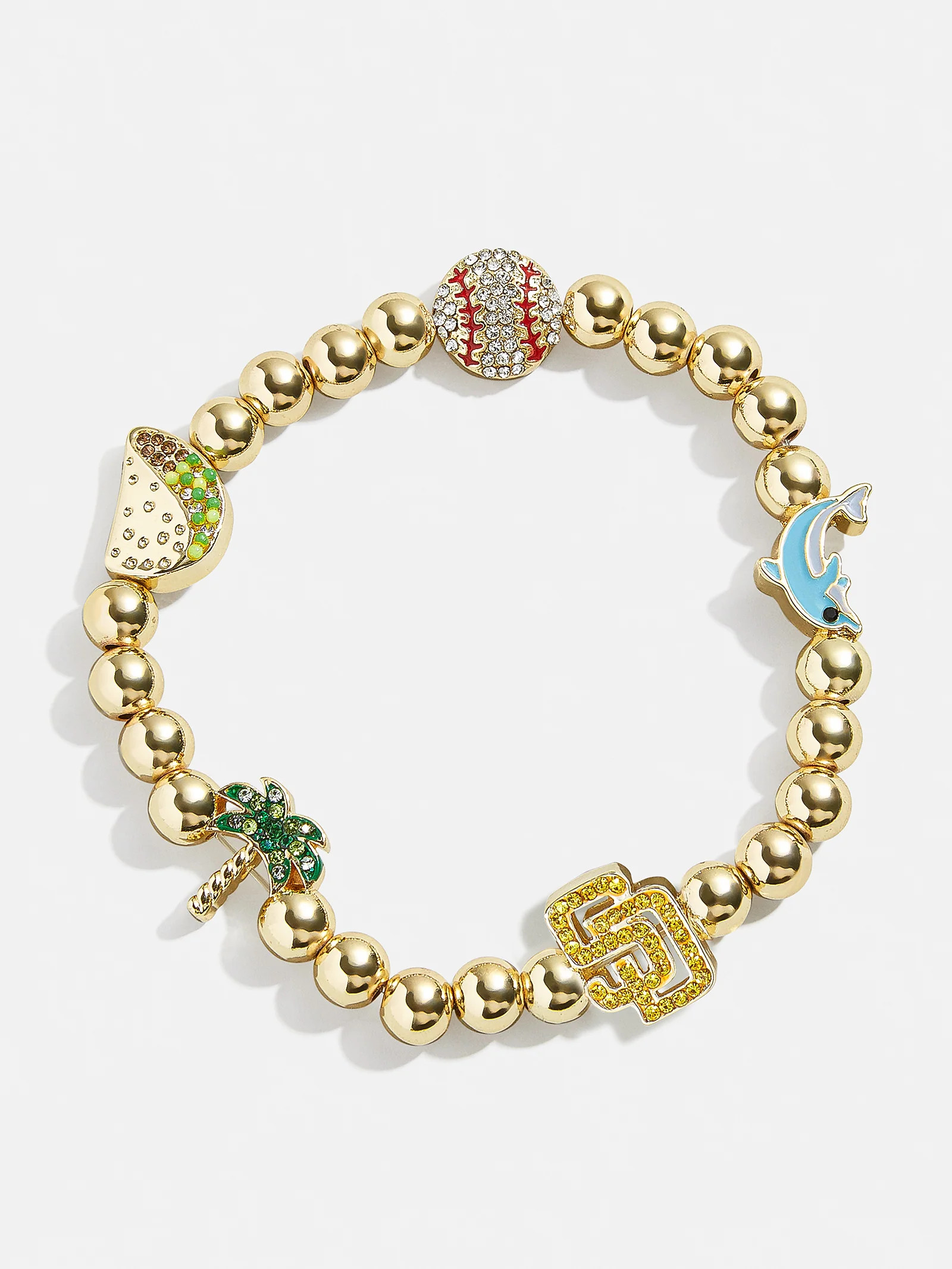 MLB Pisa Charm Bracelet - San Diego Padres | BaubleBar (US)
