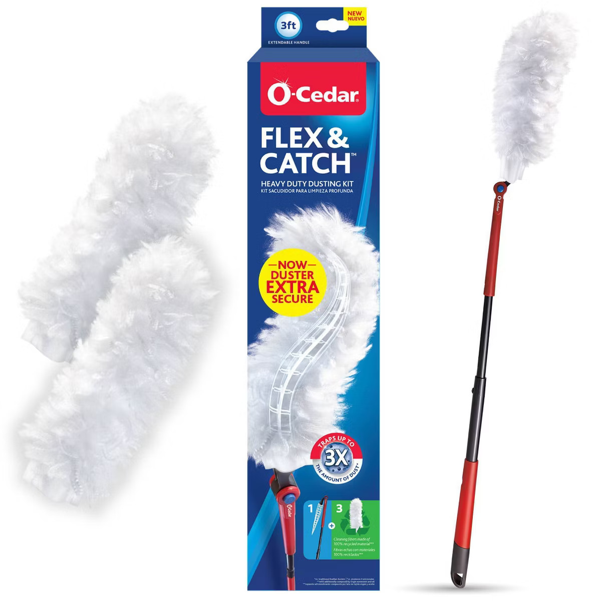 O-Cedar Flex & Catch Heavy Duty Duster Kit with Refills - 4ct | Target