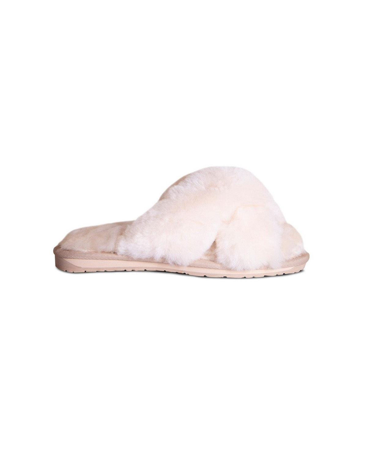 Cloud Nine Sheepskin Ladies Emma Slide Slippers - Cream | Macy's