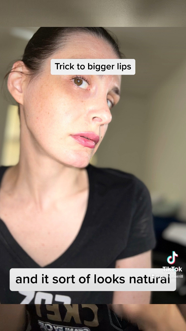 Trick to bigger looking lips

#LTKGiftGuide #LTKstyletip #LTKbeauty
