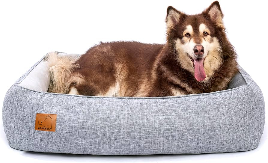 ATIFBOP Orthopedic Dog Bed for Large Dogs, Memory Foam Dog Sofa with Waterproof & Washable Cover,... | Amazon (US)