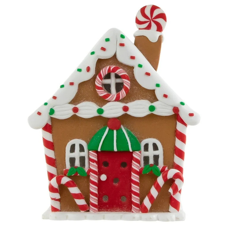 Northlight 5.25" LED Lighted Gingerbread Candy House Christmas Decoration - Walmart.com | Walmart (US)