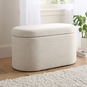 Oval Storage Bench (32") | Pottery Barn Teen