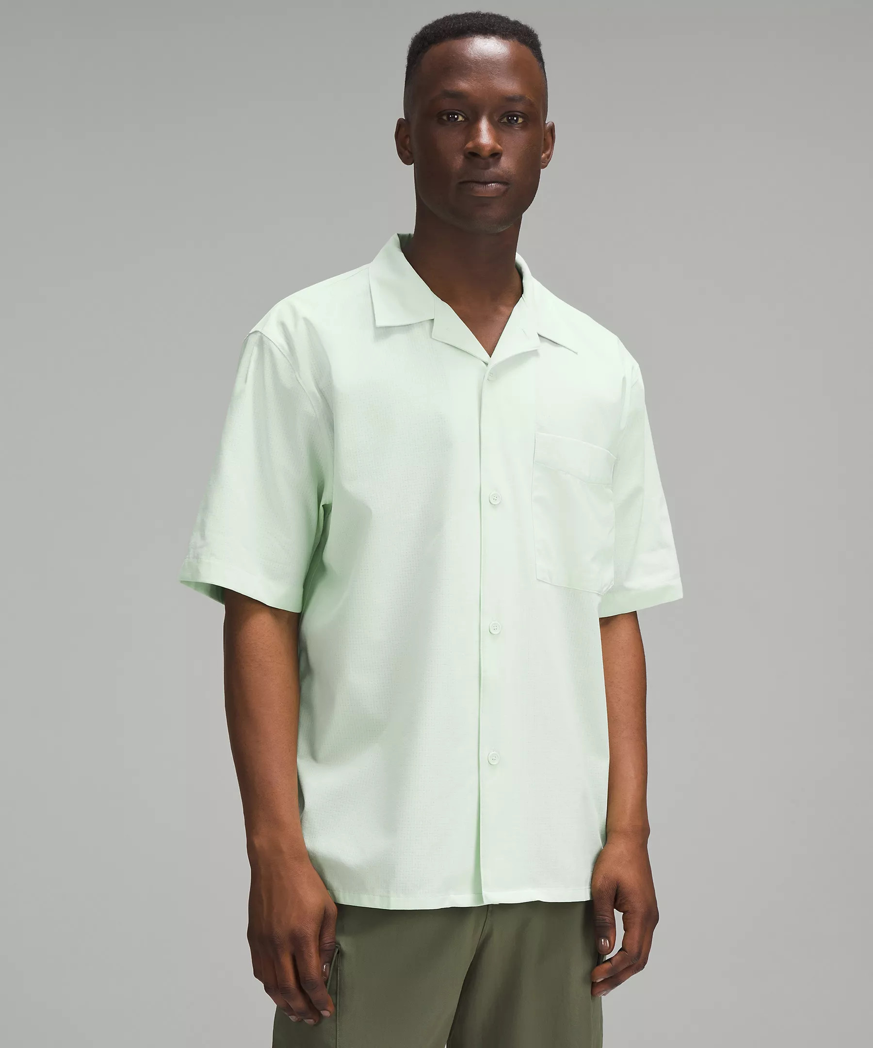 Airing Easy Camp Collar Shirt | Men's Short Sleeve Shirts & Tee's | lululemon | Lululemon (US)