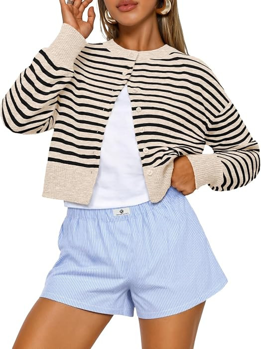 Trendy Queen Cropped Cardigan Sweaters for Women Fall Fashion Clothes 2026 | Amazon (US)