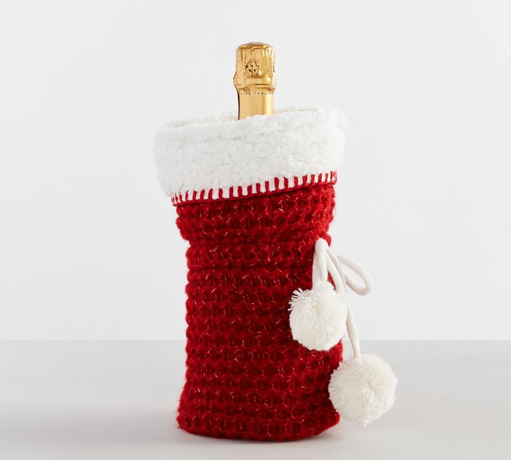 Cozy Knit Wine Bag | Pottery Barn (US)