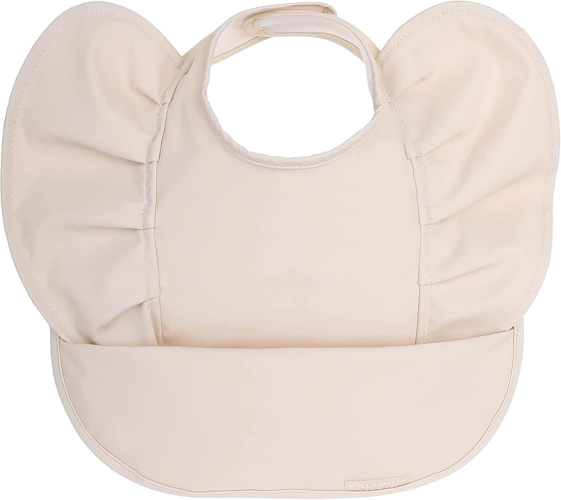 Waterproof Baby Bib for Baby Girl - Better Than Silicone, Wipe Clean and Washable - Toddler Bibs ... | Amazon (US)