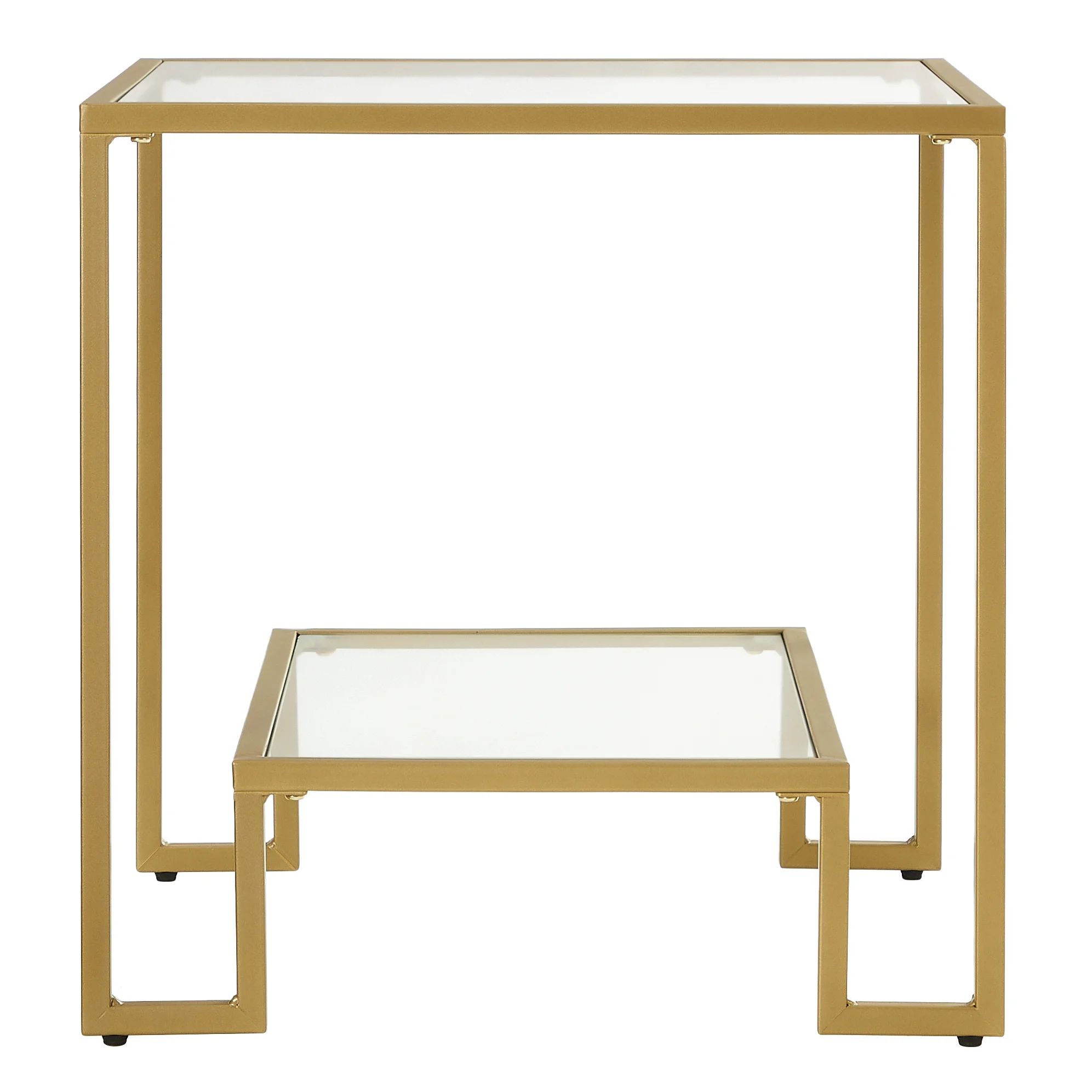 Heaton 19.7'' Tall Glass Frame End Table | Wayfair North America