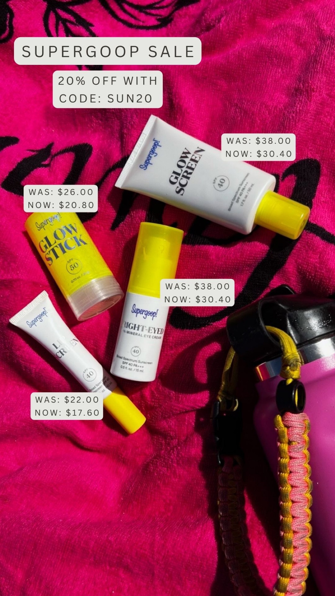 Supergoop on sale! Use code: SUN20 for 20% off site-wide! 

#LTKsalealert #LTKSeasonal