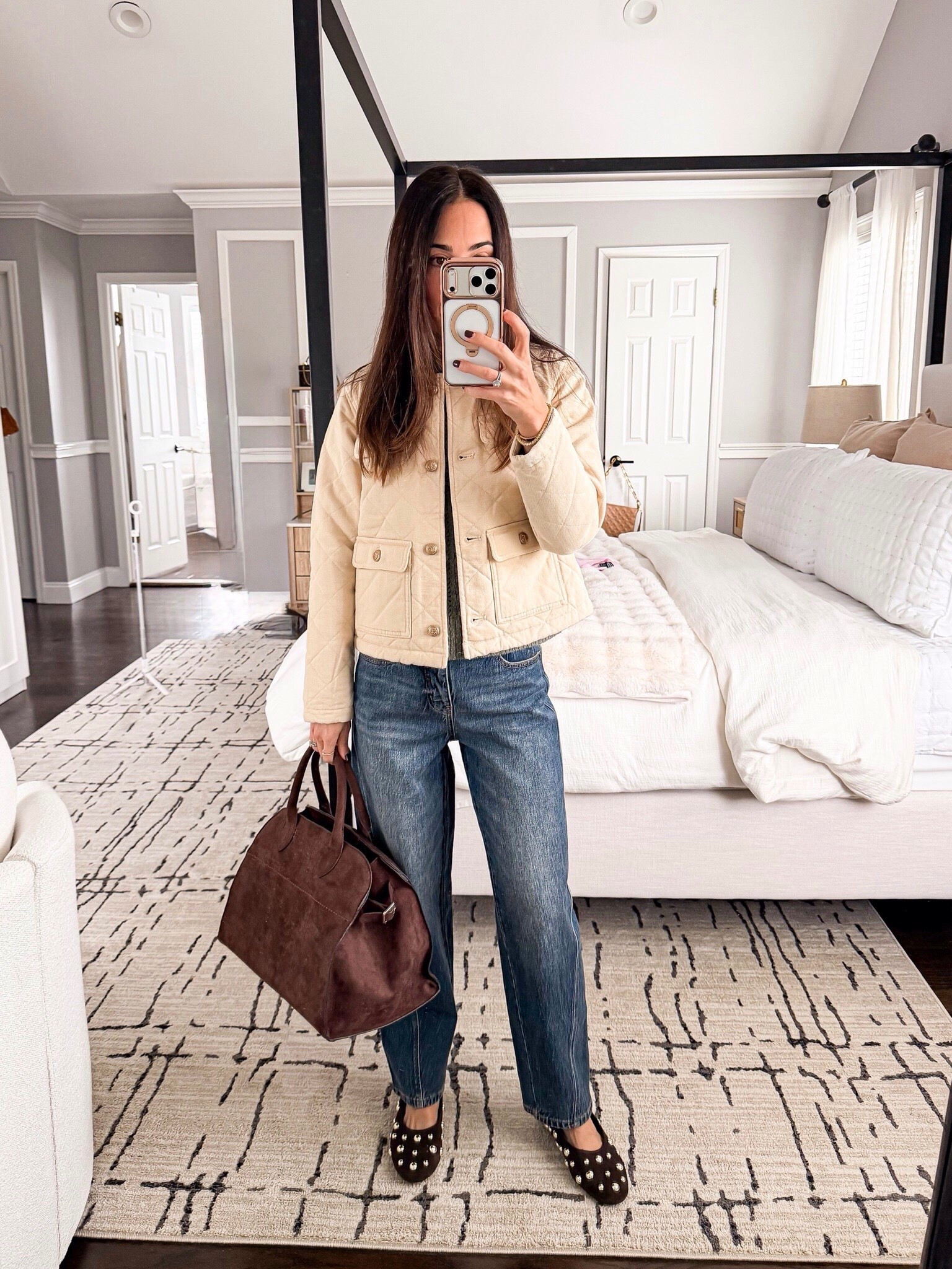 Soooooo in love with this quilted under $30 spring jacket. Wearing size xs. It’s so cute for Spring 

Follow my LTK @mrscasual on the @shop.LTK app to view this post and get my exclusive app-only content!