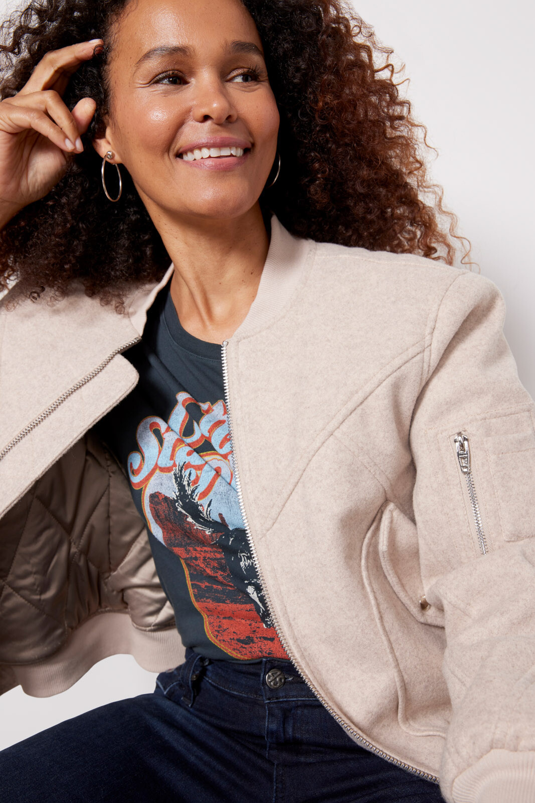 Heaven Sent Bomber | Evereve