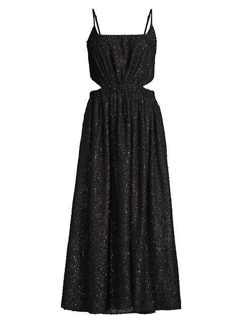 Nerida Metallic A-Line Dress | Saks Fifth Avenue