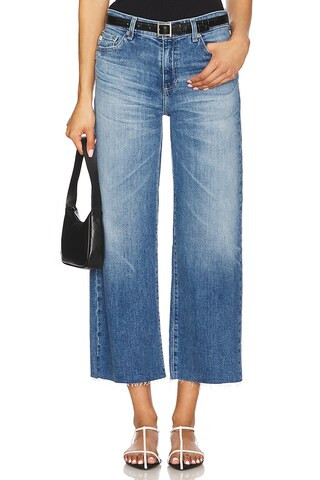 AG Jeans Saige Wide Leg Crop in 16 Years Postcard from Revolve.com | Revolve Clothing (Global)