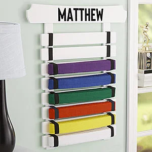 Personalized Karate Belt Display | Personalization Mall