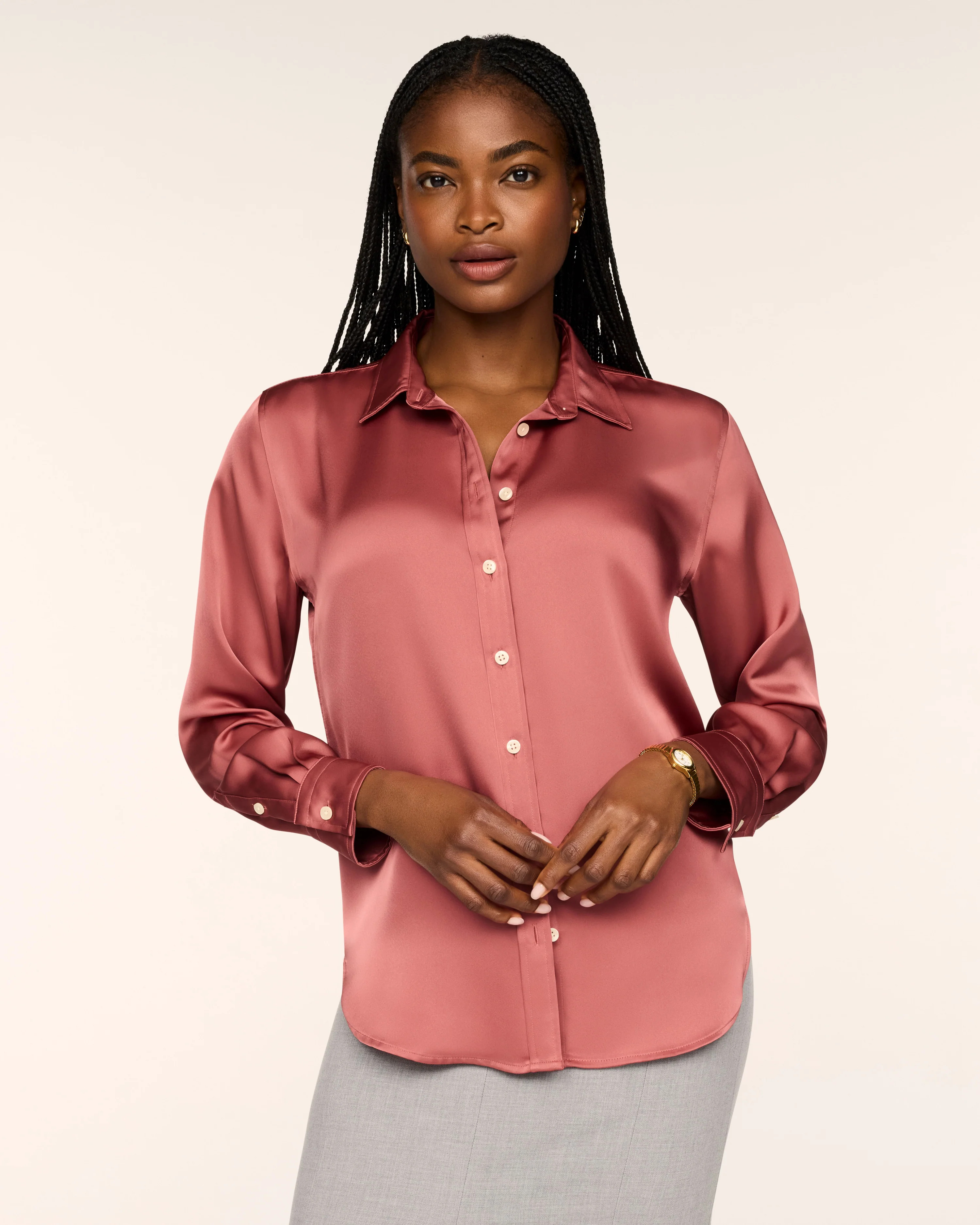 SPANX® Silky Smooth Button Down | Spanx