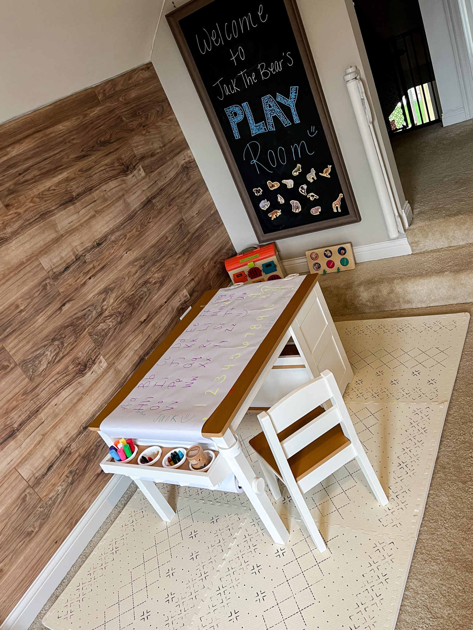 We’ve been loving this little Melissa & Doug table - linking our clean // nontoxic crayons, markers, and paint as well as the foam play mat 

Melissa and Doug, Amazon find, found it on Amazon, beeswax crayons, nontoxic finds, clean finger paint, watercolors, chalk markers, markers, play mat, toddler, homeschool, toddler activities. 

#LTKhome #LTKkids #LTKfamily
