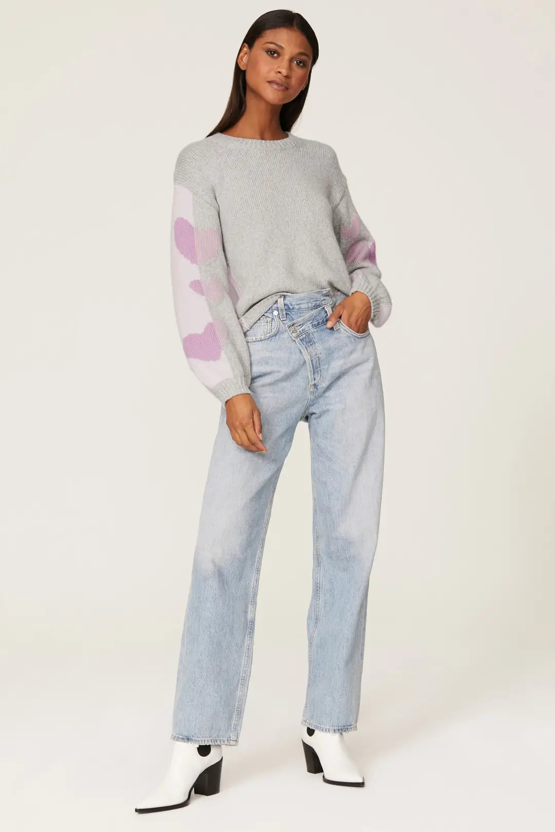 Coming & Going Heart Sweater | Rent the Runway