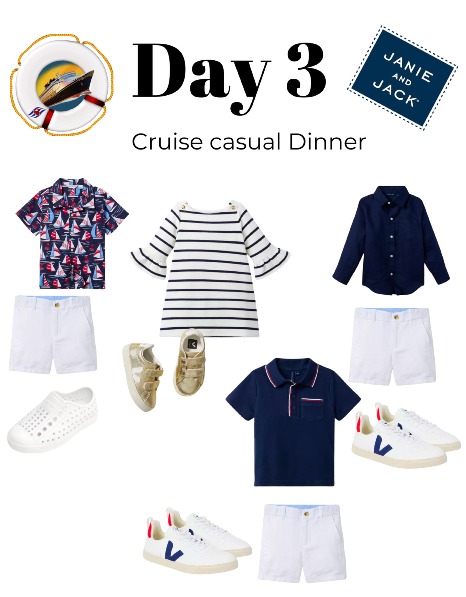 Day 3 dinner look on our Disney cruise 

#LTKkids #LTKtravel #LTKfamily