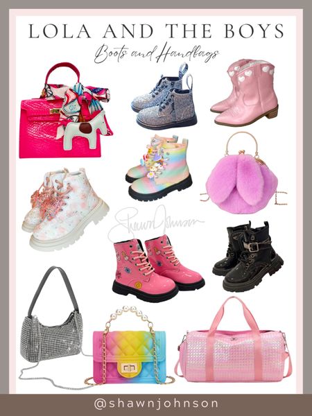 Adorable accessories alert! Explore stylish handbags and boots for girls from Lola and the Boys. Elevate their look with these cute essentials! 

#LolaAndTheBoys #GirlsFashion #MiniTrendsetters 
#GirlsBoots #GirlsHandbags #CuteBags #KidsHandbag #AccessorizeInStyle



#LTKshoecrush #LTKitbag #LTKkids