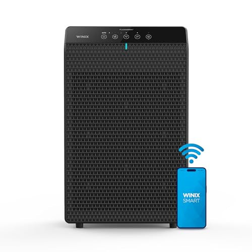 WINIX 5520 Air Purifier for Home Large Room Up to 1882 Ft² in 1 Hr With Air Quality Monitor, True HEPA, High Deodorization Carbon Filter and Auto Mode, Captures Pet Allergies, Smoke, Dust. | Amazon (US)