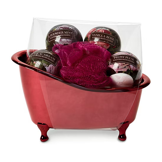 Tri-Coastal Design Burgundy Floral 6-pc. Bath Bombs | JCPenney