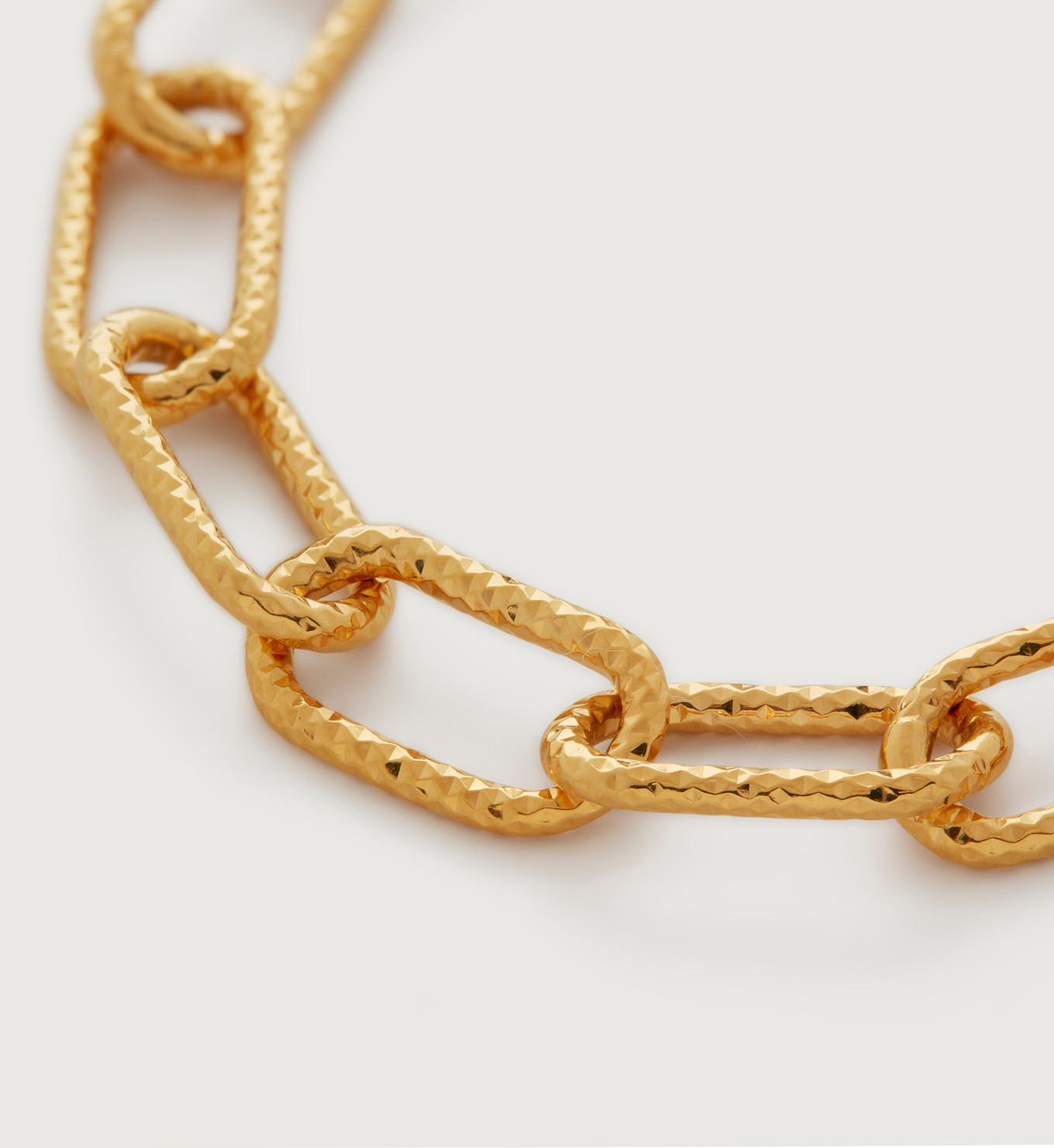 Alta Textured Chain Bracelet | Monica Vinader (Global)