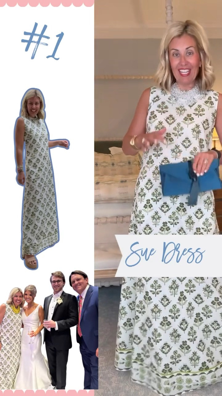 30% OFF with code FAREWELL30
Sue Sartor dresses are those closet keeper dresses that you will wear over & over. I’m in a small and 8 heel. I’ll wear XS in all of her other dresses. ￼

CODES:
Allie + Bess - Catherine30 for 30% off today only

#LTKWedding #LTKOver40 #LTKSaleAlert