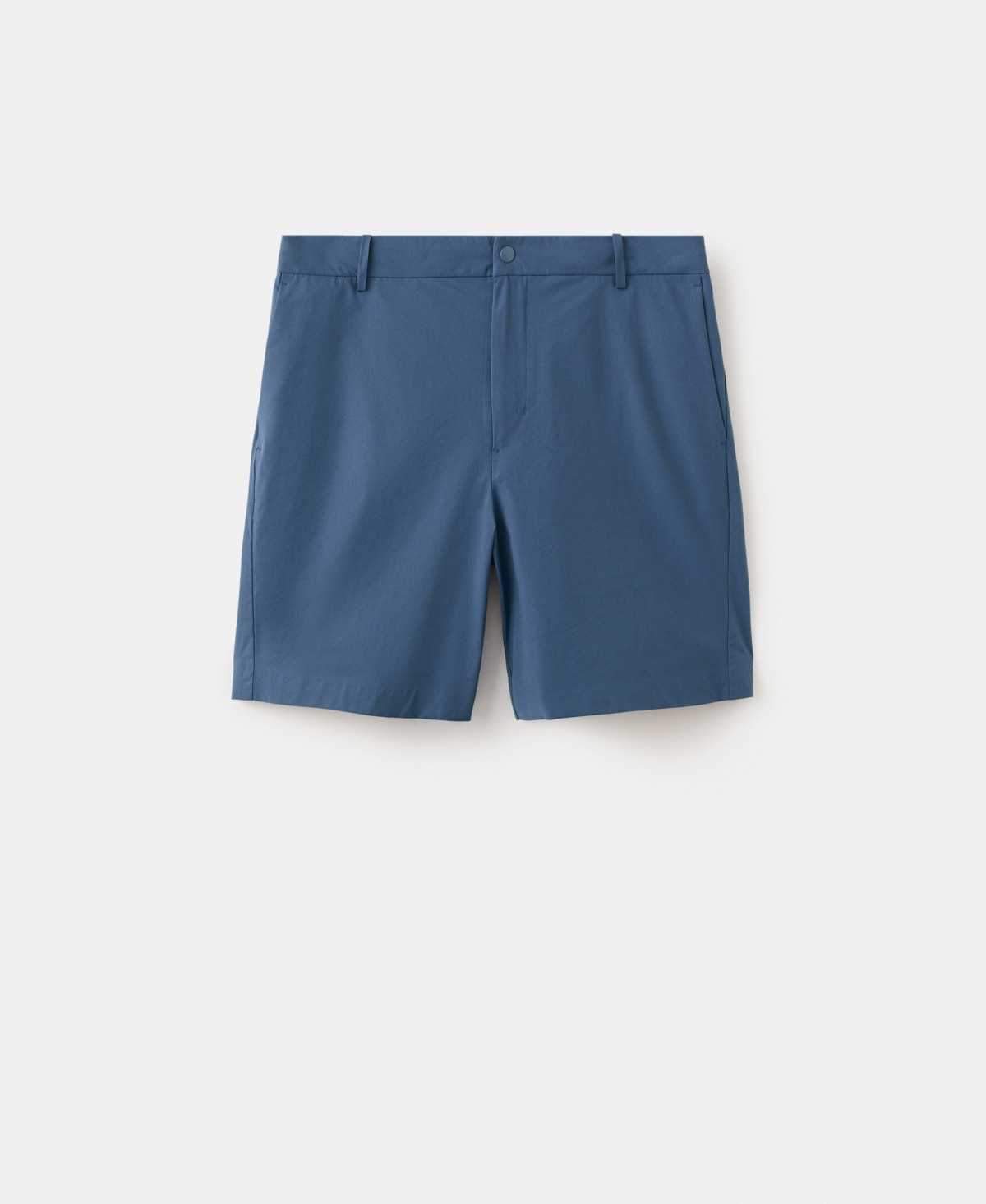 Mango Men's Comfort Stretch Water-Repellent 7.48" Bermuda Shorts - Vibrant blue | Macy's